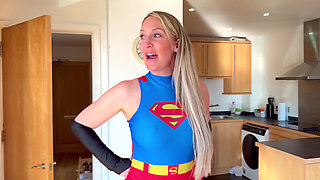 Trapped Heroine Supergirl in Bondage (4k + Bts)