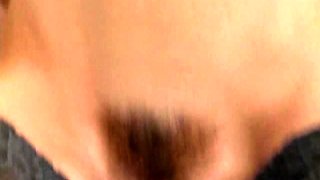 This brunette chick with nice big boobs and a pretty face is
