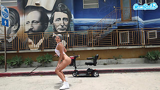 Fit MILF Taking a Public Pounding by a BBC on the Beach in California