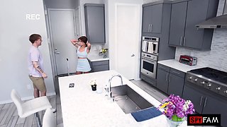 College Slut Comes Home Craving Stepbros Cock