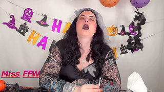 Halloween Witch Q-tip Nose Tickle Multiple Sneezes Super Snotty Mess