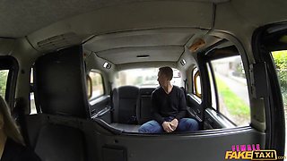 Nymph Faux Cab - College girl and Driver Caught Nailing