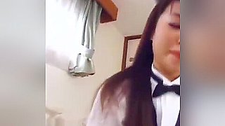 Japanese Maid Cum Swallowing