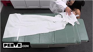 Naughty Latina Apryl Rein Makes A Deal With Her Doctor For Fake Virginity Certificate - Pervz Doctor